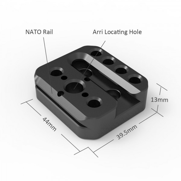 SmallRig Mounting Plate for DJI Ronin-S/SC and RS 2/RSC 2/RS 3/RS 3 Pro  Gimbal 2214B